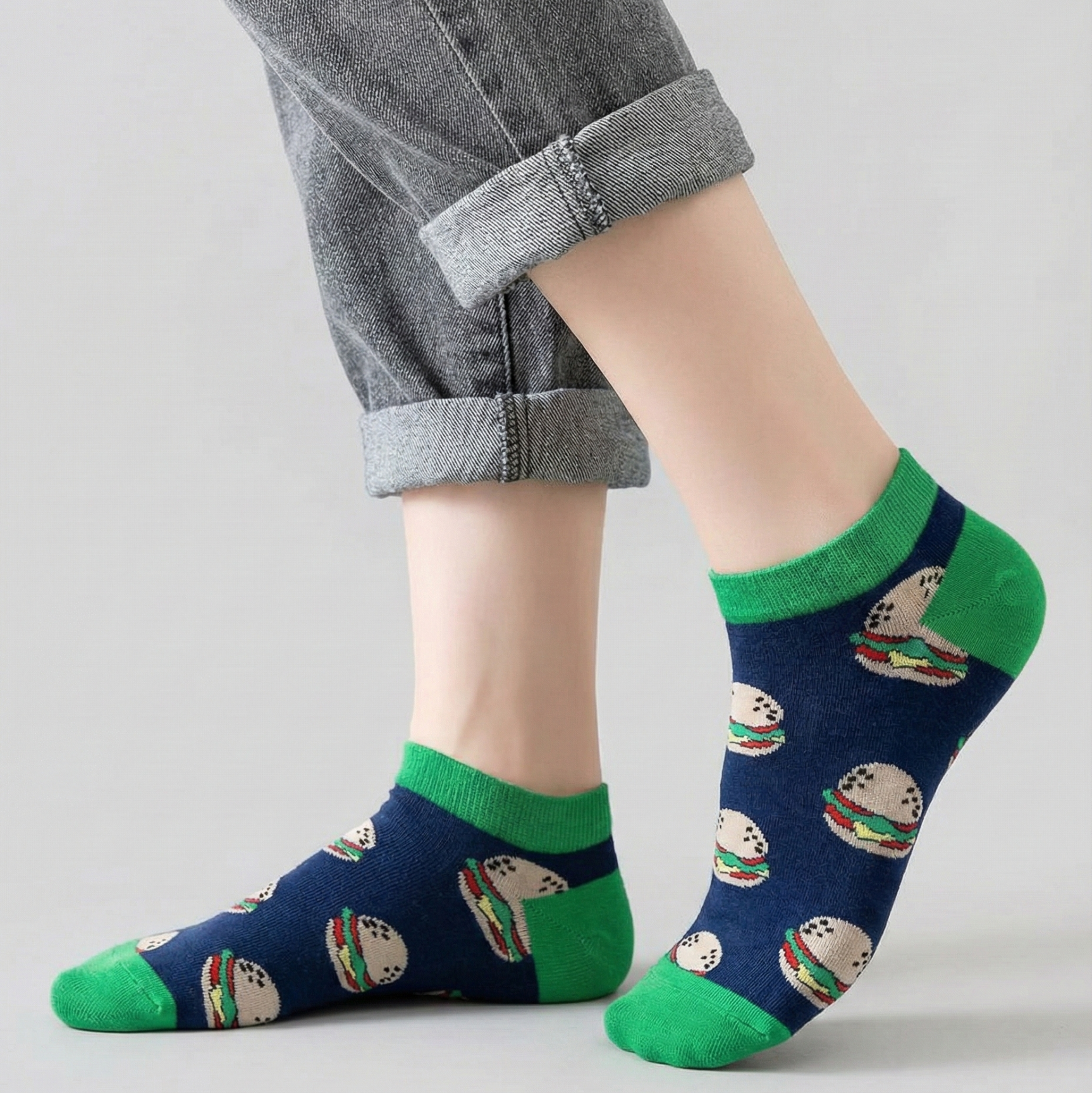 جوارب البرجر اللذيذ