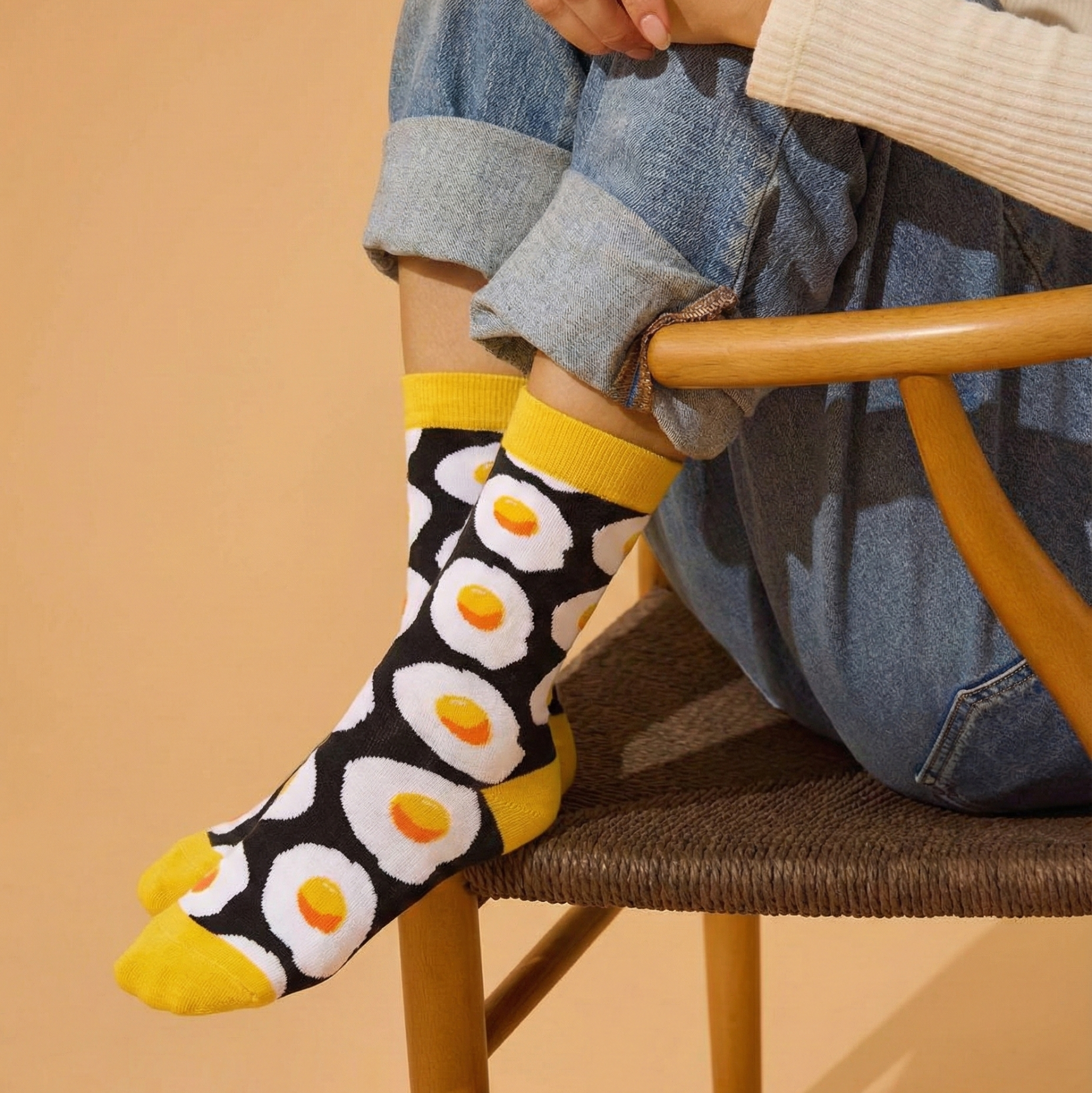 جوارب البيض المقلي