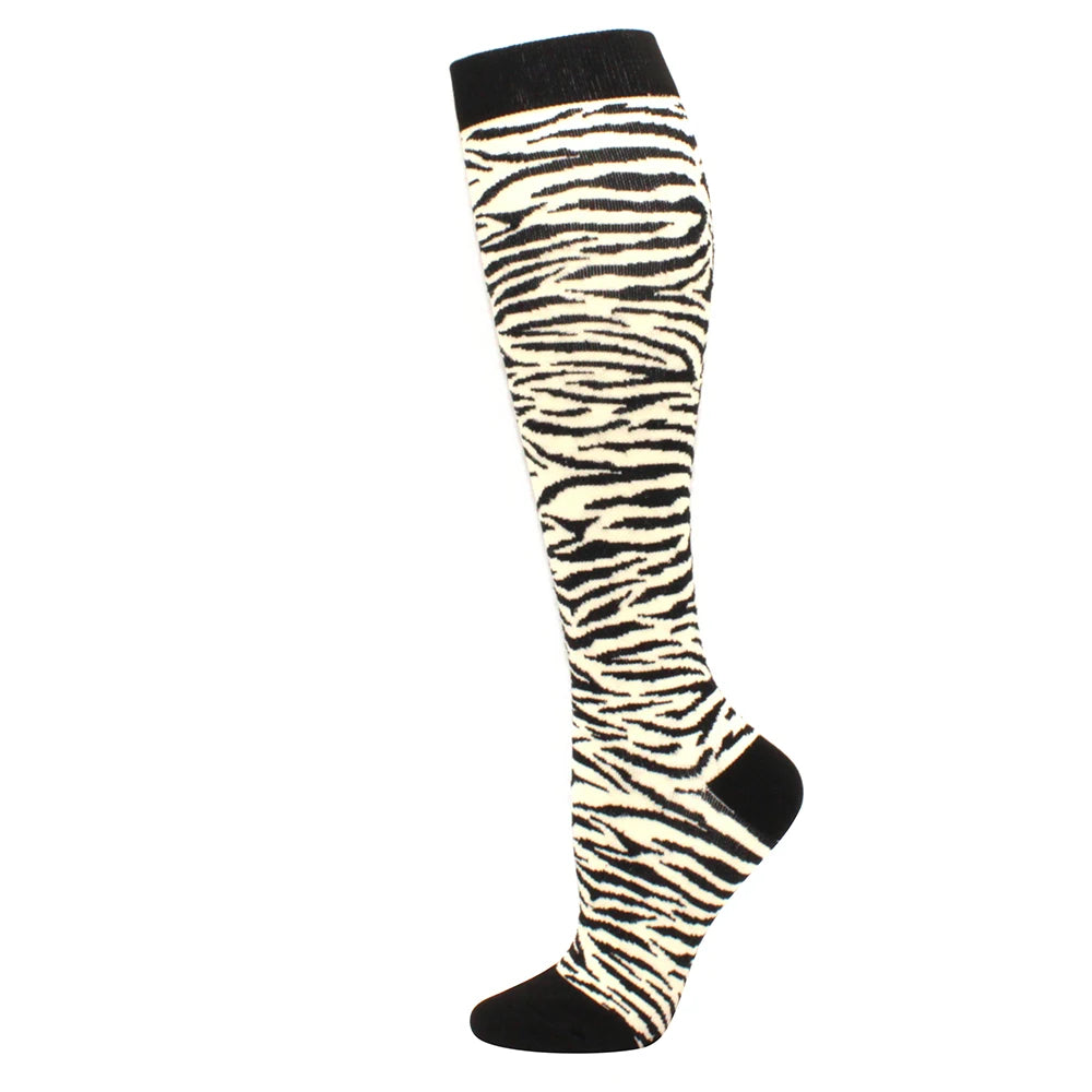 جوارب خطوط الحمار الوحشي