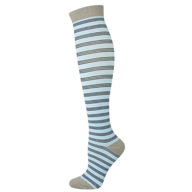 horizontal stripe socks