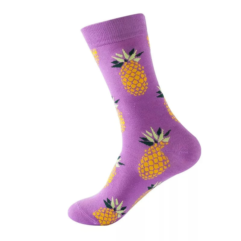 جوارب الأناناس البنفسجي