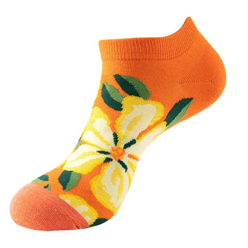Yellow rose socks