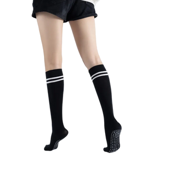 black long yoga socks