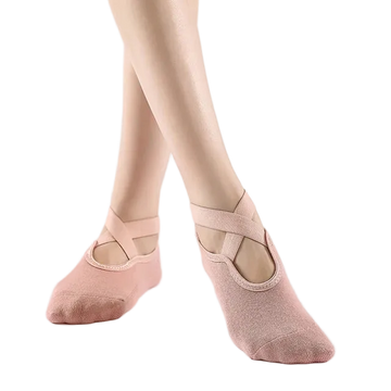 جوارب يوغا مفتوحة زهري